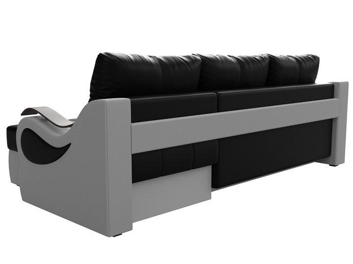 Угловой диван Меркурий, Черный/белый (экокожа) в Перми - изображение 7