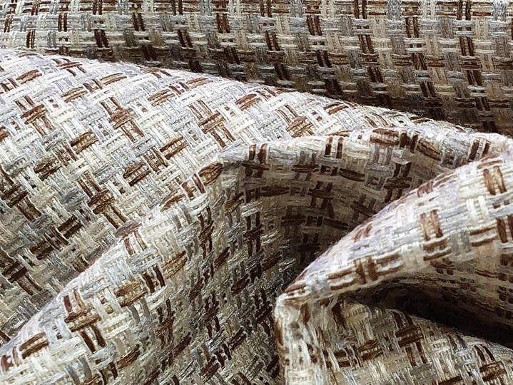 Диван угловой Меркурий, Корфу 02 (рогожка)/коричневый (экокожа) в Перми - изображение 9