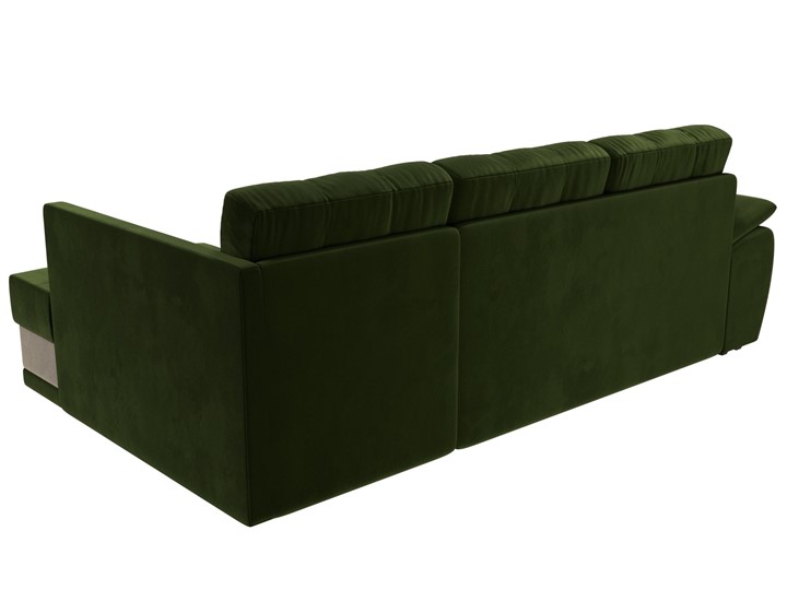 Угловой диван Нэстор прайм, Зеленый/Бежевый (микровельвет) в Перми - изображение 6