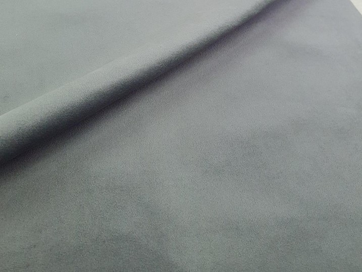 Угловой диван Николь, Серый/Черный/Черный (велюр/экокожа) в Перми - изображение 8