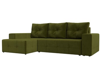 Угловой диван Перри, Зеленый (микровельвет) в Перми - предосмотр