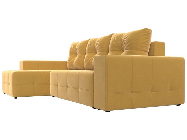 Угловой раскладной диван Перри, Желтый (микровельвет) в Перми - изображение 6