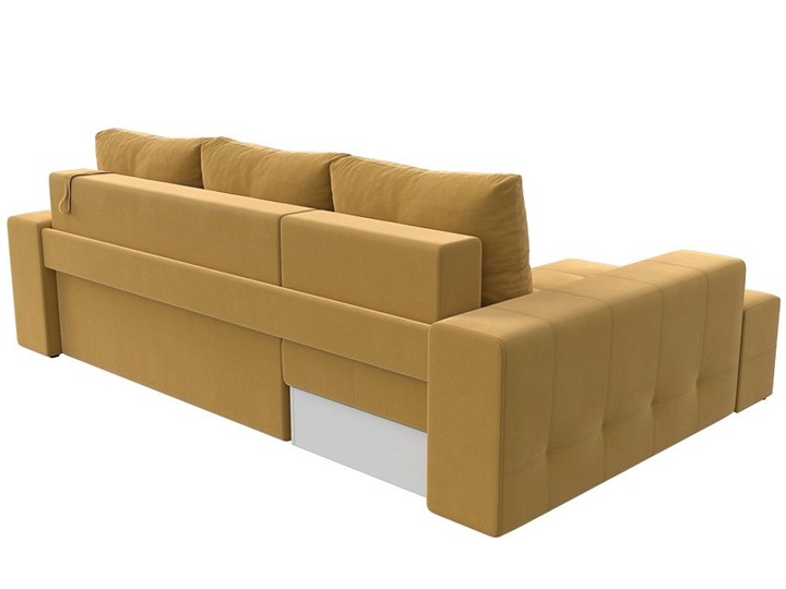 Угловой раскладной диван Перри, Желтый (микровельвет) в Перми - изображение 7