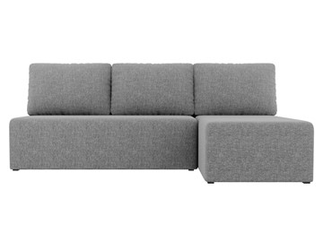 Угловой диван с оттоманкой Поло, Серый (рогожка) в Березниках - предосмотр 1