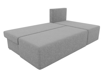 Угловой диван с оттоманкой Поло, Серый (рогожка) в Перми - предосмотр 4