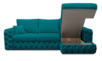 Угловой диван Райли NEW с подлоктником в оттоманке. Змейка+ППУ в Перми - предосмотр 4