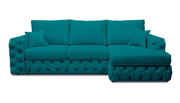 Угловой диван Райли NEW с подлоктником в оттоманке. Змейка+ППУ в Перми - изображение