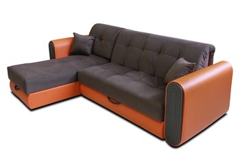 Угловой диван с оттоманкой Аккордеон-8 (сп.м. 150х205) в Березниках
