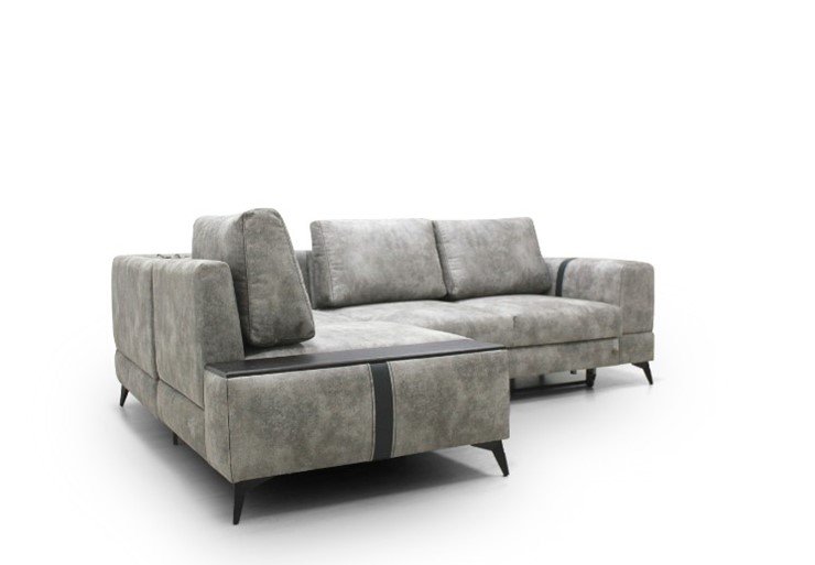 Угловой диван с узкой спинкой Даллас  м6,2+м3+м4+м9+м6+м15 отдельный +2 малые подушки+ящик в малой части в Перми - изображение 1