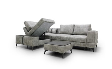 Угловой диван с узкой спинкой Даллас  м6,2+м3+м4+м9+м6+м15 отдельный +2 малые подушки+ящик в малой части в Перми - предосмотр 2