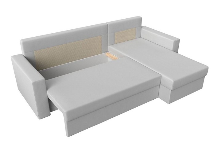 Угловой диван Траумберг Лайт, Белый (Экокожа) в Перми - изображение 1