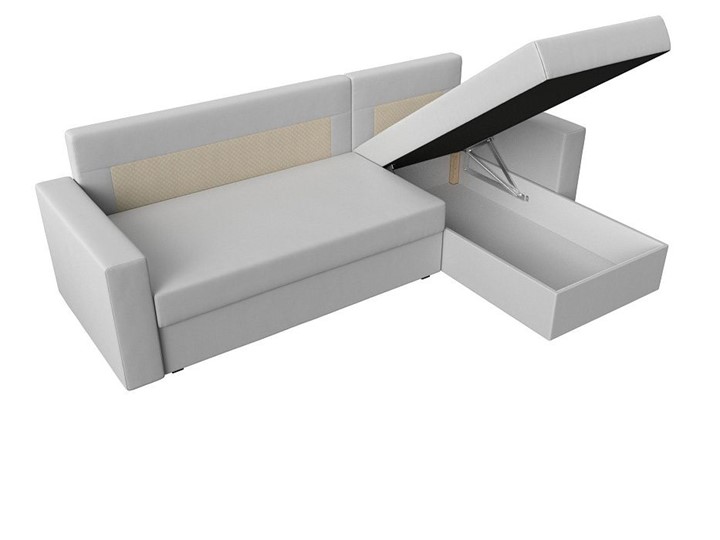 Угловой диван Траумберг Лайт, Белый (Экокожа) в Перми - изображение 3