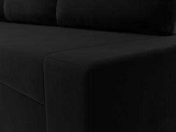 Угловой диван Версаль, Черный/Фиолетовый (микровельвет) в Перми - предосмотр 3