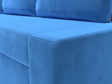 Угловой диван Версаль, Голубой/Бежевый (велюр) в Перми - предосмотр 3