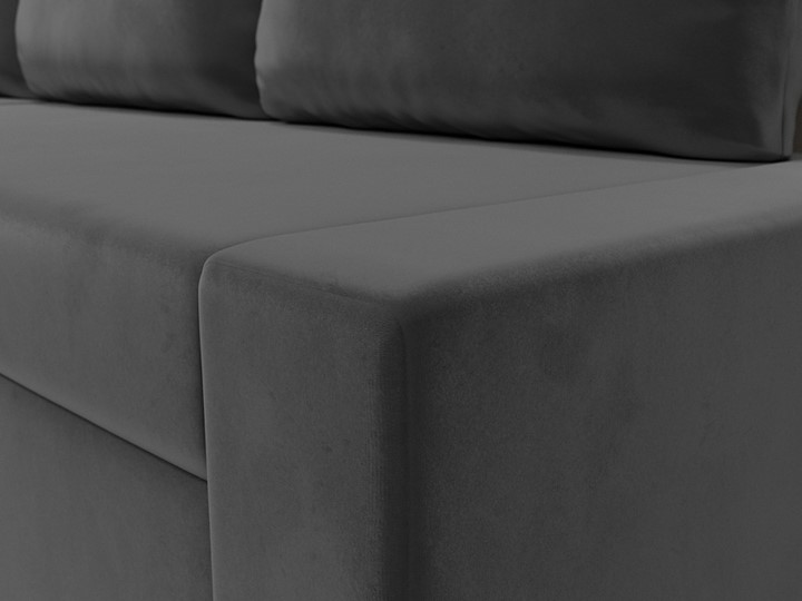 Угловой диван Версаль, Серый/Бежевый (велюр) в Перми - изображение 3