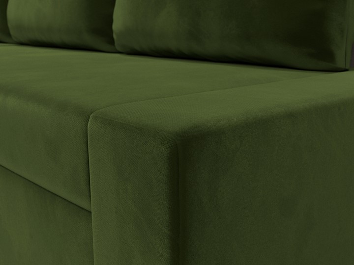 Угловой раскладной диван Версаль, Зеленый/Бежевый (микровельвет) в Перми - изображение 3