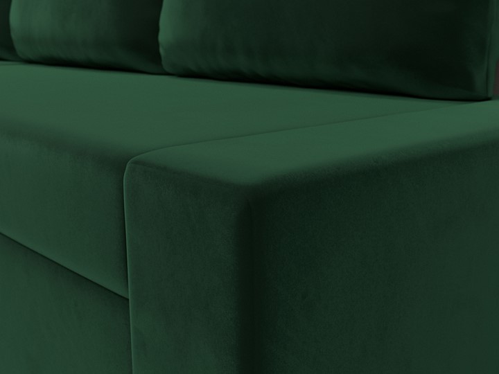 Угловой раскладной диван Версаль, Зеленый/Бежевый (велюр) в Перми - изображение 3
