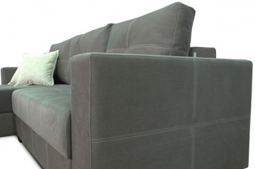 Угловой диван Fashion soft 210 (Uno grey + Brix latte) в Перми - предосмотр 5