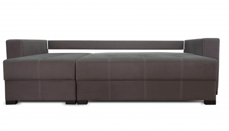 Угловой диван Fashion soft 210 (Uno grey + Brix latte) в Перми - изображение 1