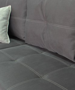 Угловой диван Fashion soft 210 (Uno grey + Brix latte) в Перми - предосмотр 4