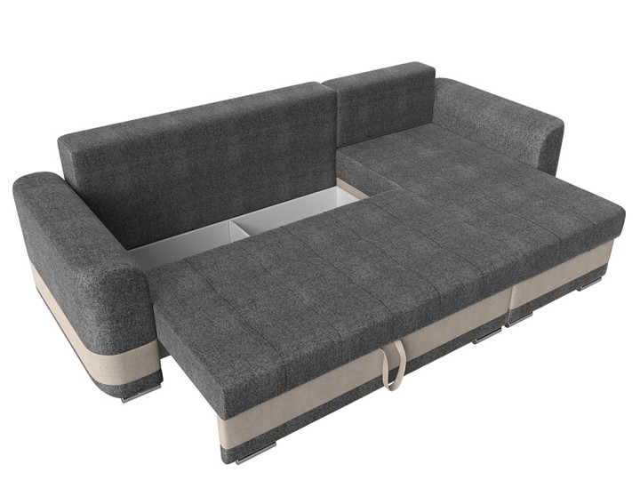 Угловой диван Честер, Серый/бежевый (рогожка) в Перми - изображение 5