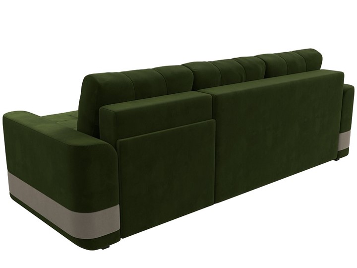 Угловой диван Честер, Зеленый/бежевый (вельвет) в Перми - изображение 8