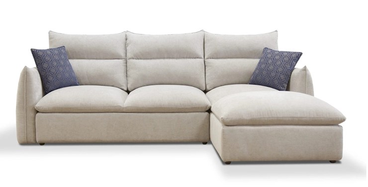 Угловой диван с оттоманкой Лаура в Перми - изображение 1
