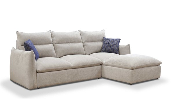 Угловой диван с оттоманкой Лаура в Перми - изображение