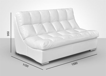 Прямой диван Брайтон без механизма 1580*1100*950 в Перми