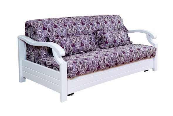 Прямой диван Глория, 1200 ППУ, цвет белый в Перми - изображение