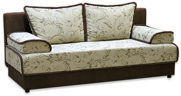 Прямой диван Лора Юность 12 БД в Перми - изображение