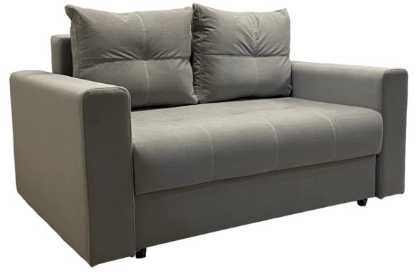 Прямой диван Комфорт 7 1200 НПБ+ЛАТЫ, широкий подлокотник в Перми - изображение