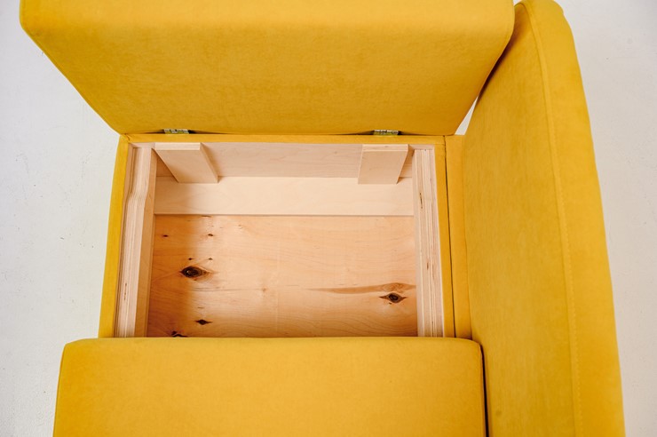 Диван-кровать левая Тедди желтый в Березниках - изображение 7