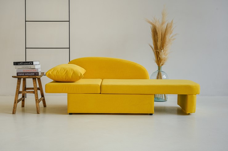 Диван-кровать левая Тедди желтый в Соликамске - изображение 20