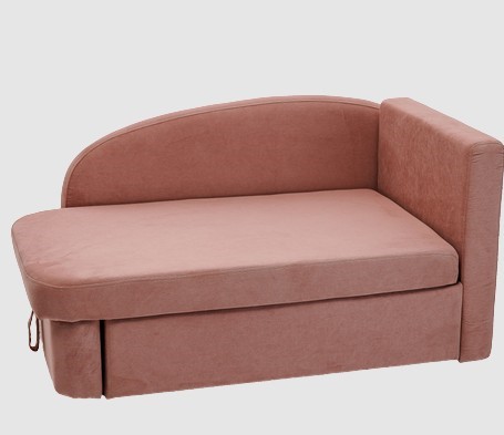 Диван-кровать правая Тедди розовый в Перми - изображение 2