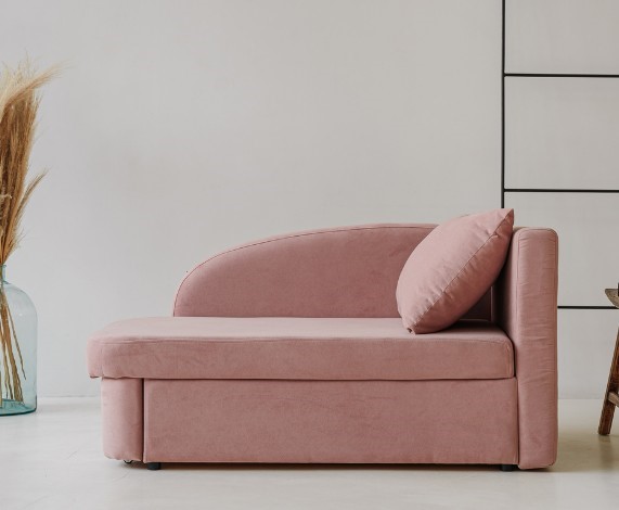 Диван-кровать правая Тедди розовый в Перми - изображение 11