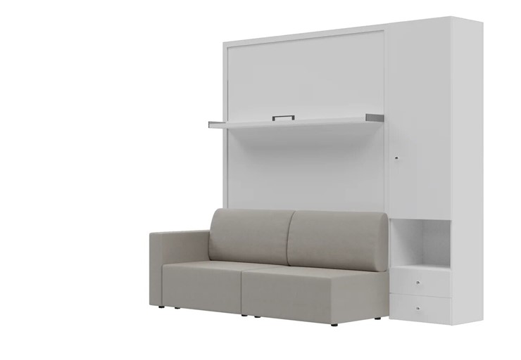 Диван Кровать-трансформер Smart (КД 1400+ШП), шкаф правый, левый подлокотник в Перми - изображение 2