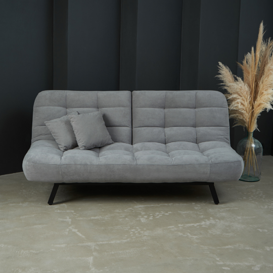 Прямой диван Абри, опора металл. велюр серый в Перми - изображение 10