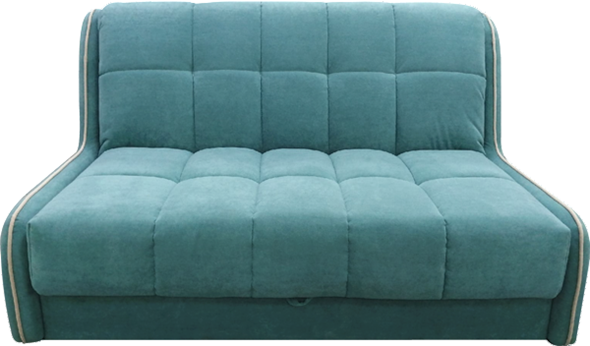 Прямой диван Аккордеон-Кант 1,55, клетка (НПБ) в Перми - изображение