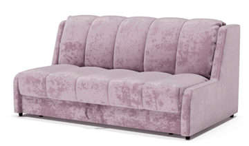 Прямой диван Аккордеон-Кровать 1,55 с каретной утяжкой, полоска (ППУ) в Перми - предосмотр 1