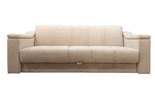 Прямой диван Аккордеон-Лидер 1,55, клетка (ППУ) в Перми - изображение