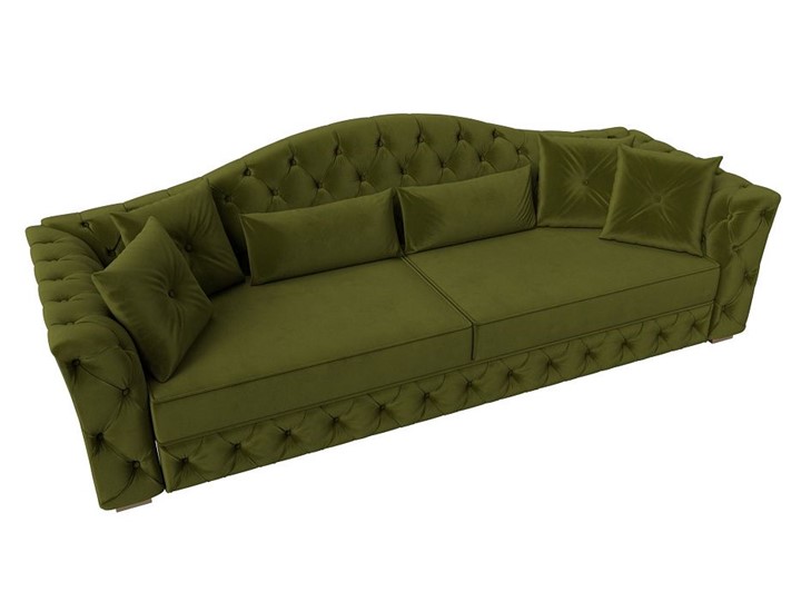 Прямой диван Артис, Зеленый (Микровельвет) в Перми - изображение 3