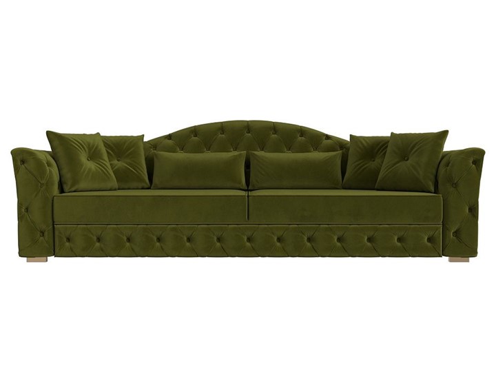 Прямой диван Артис, Зеленый (Микровельвет) в Перми - изображение 6