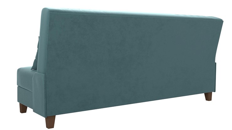 Прямой диван Бэлла, велюр тенерифе дасти блю в Перми - изображение 2