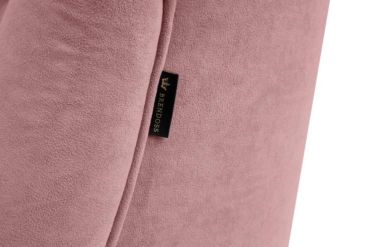 Диван прямой Бриджит розовый ножки коричневые в Перми - изображение 1