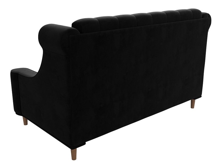 Прямой диван Бронкс, Черный (Велюр) в Перми - изображение 5