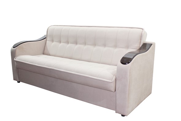 Прямой диван Comfort Lux 404 (Светло-серый) в Чайковском - изображение