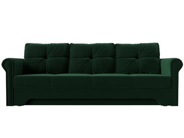 Прямой диван Европа боннель, Зеленый (Велюр) в Перми - предосмотр 7