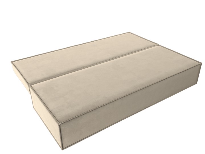 Прямой диван Фабио Лайт, Бежевый (микровельвет) в Перми - изображение 2