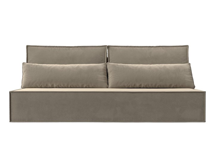 Прямой диван Фабио Лайт, Бежевый (микровельвет) в Перми - изображение 7